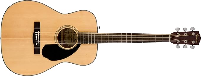 Fender CC-60S Concert Acoustic Guitar, Walnut Fingerboard, Natural