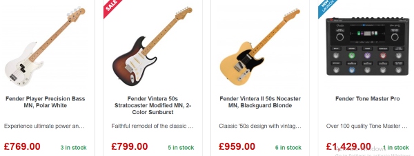 Fender Guitars