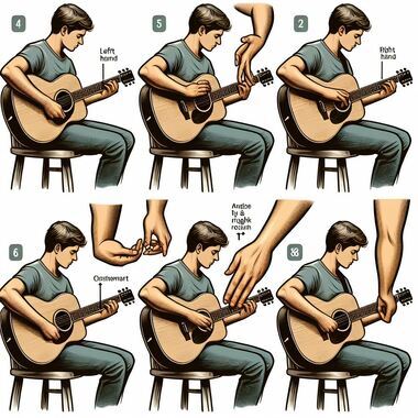 Correct Way to Hold an Acoustic Guitar